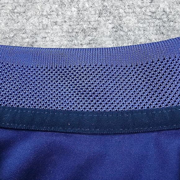 Brooks Brothers Shirt Mens XXL Blue Green Striped Polo Performance Series Golf - Picture 14 of 16